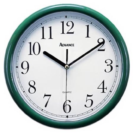 La Crosse Technology La Crosse Technology Ltd 25205 10 in. HGRN Plastic Wall Clock 385523